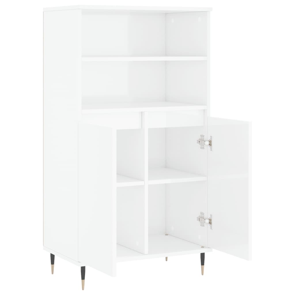 Hoge Kast 60X36X110 Cm Bewerkt Hout