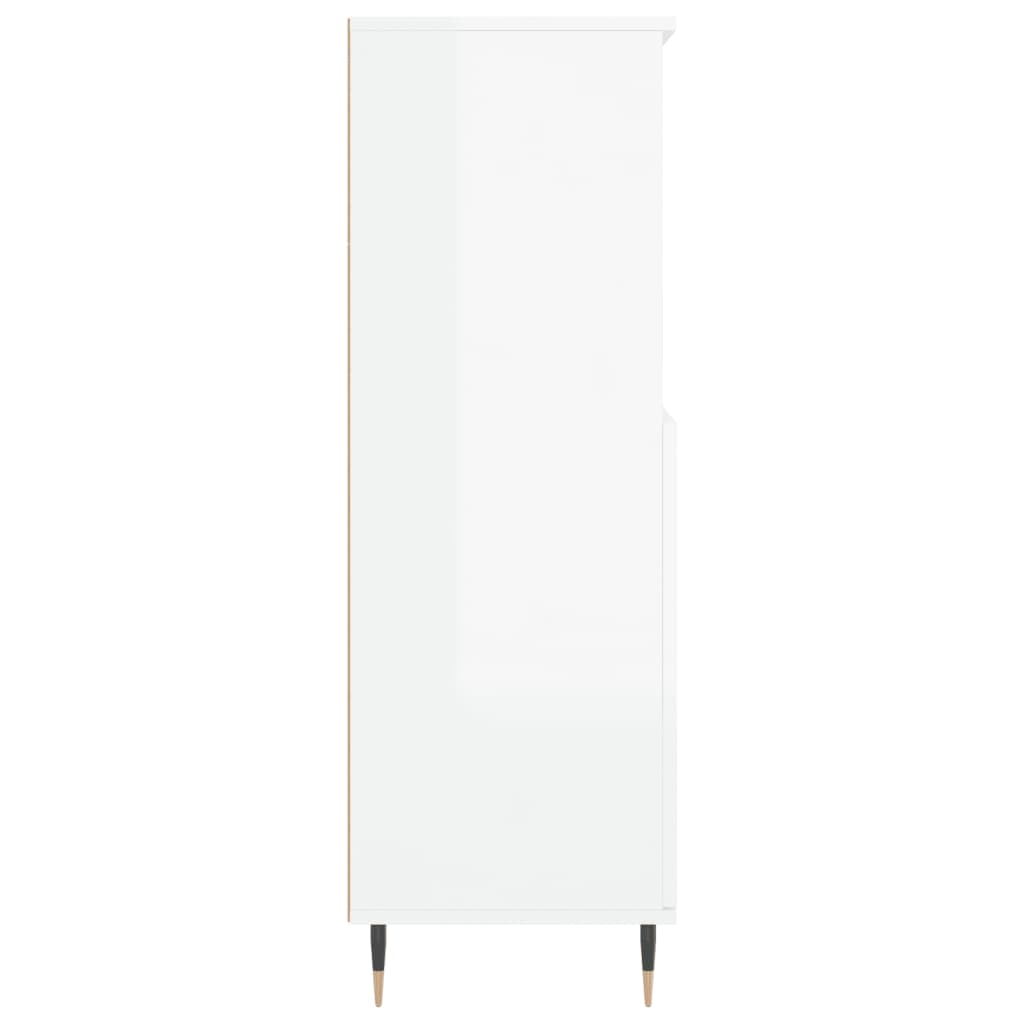Hoge Kast 60X36X110 Cm Bewerkt Hout