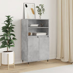 Hoge Kast 60X36X110 Cm Bewerkt Hout