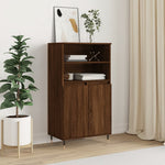 Hoge Kast 60X36X110 Cm Bewerkt Hout
