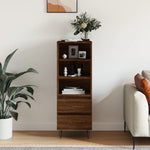 Hoge Kast 40X36X110 Cm Bewerkt Hout