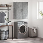 Wandkast 69,5X34X90 Cm Bewerkt Hout Bruin Eikenkleur