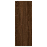 Wandkast 69,5X34X90 Cm Bewerkt Hout Bruin Eikenkleur