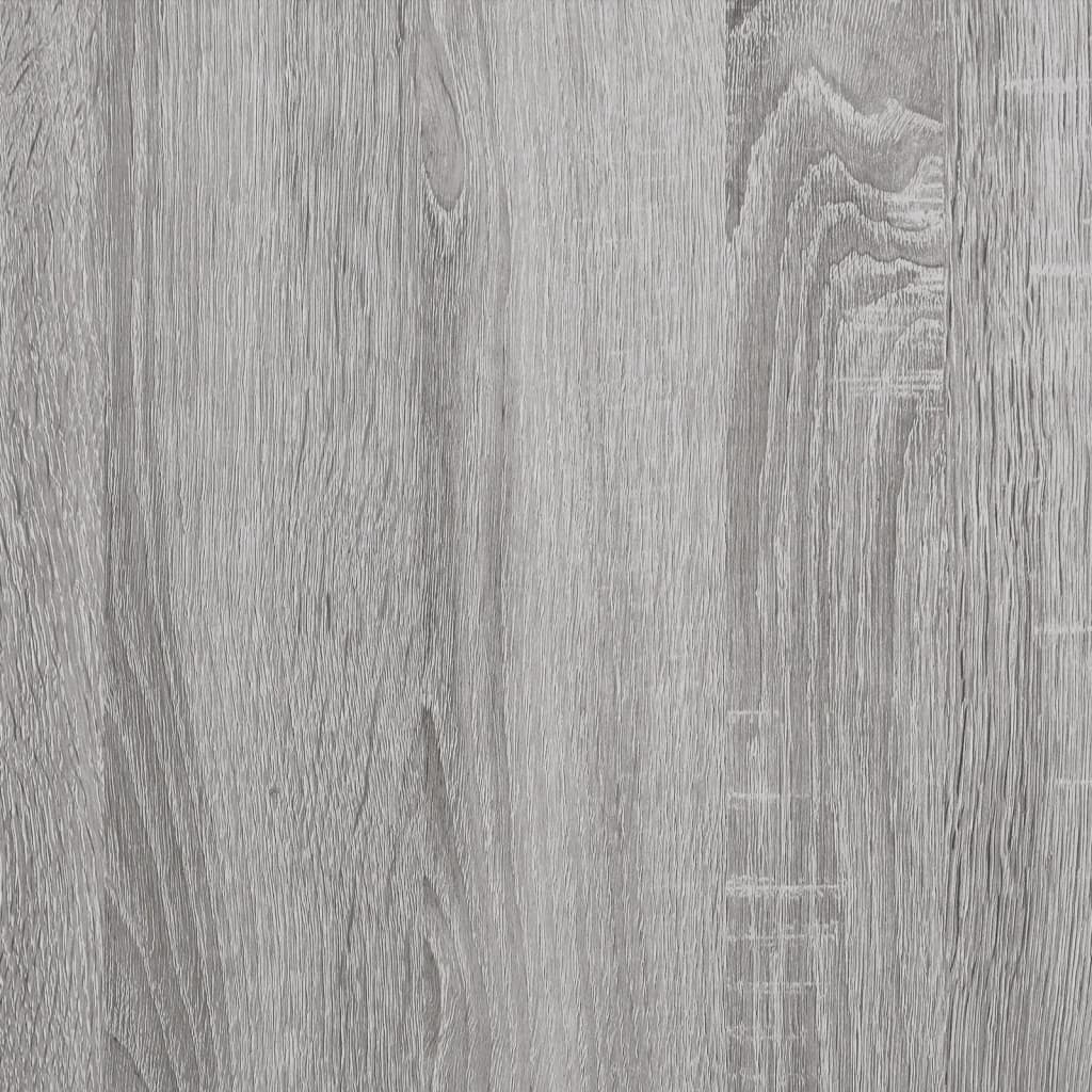 Wandkast 34,5X34X90 Cm Bewerkt Hout Eikenkleurig