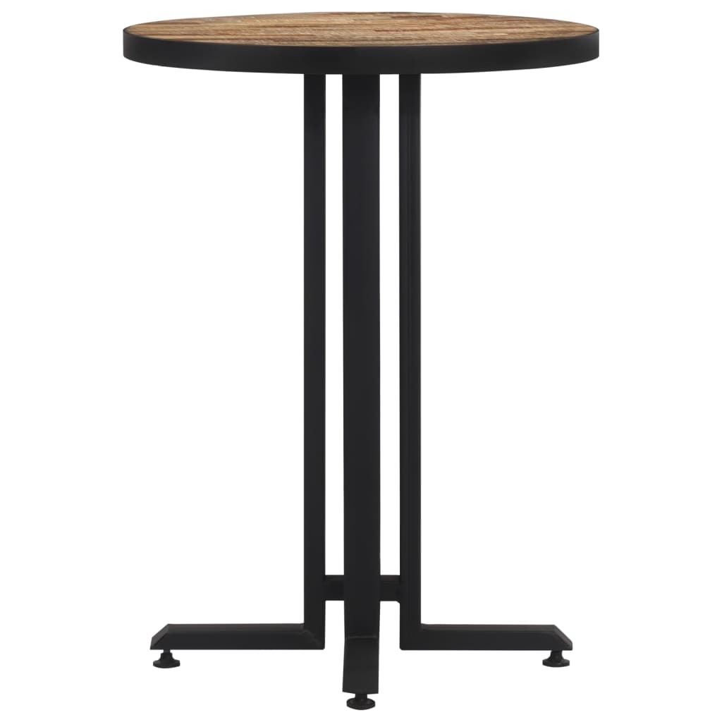 Bistrotafel Rond Ø55X76 Cm Massief Gerecycled Teakhout