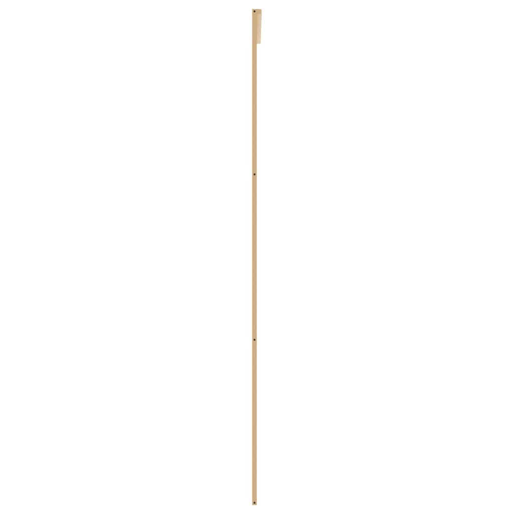 Schuifdeur Helder Esg-Glas En Aluminium Kleurig Goud