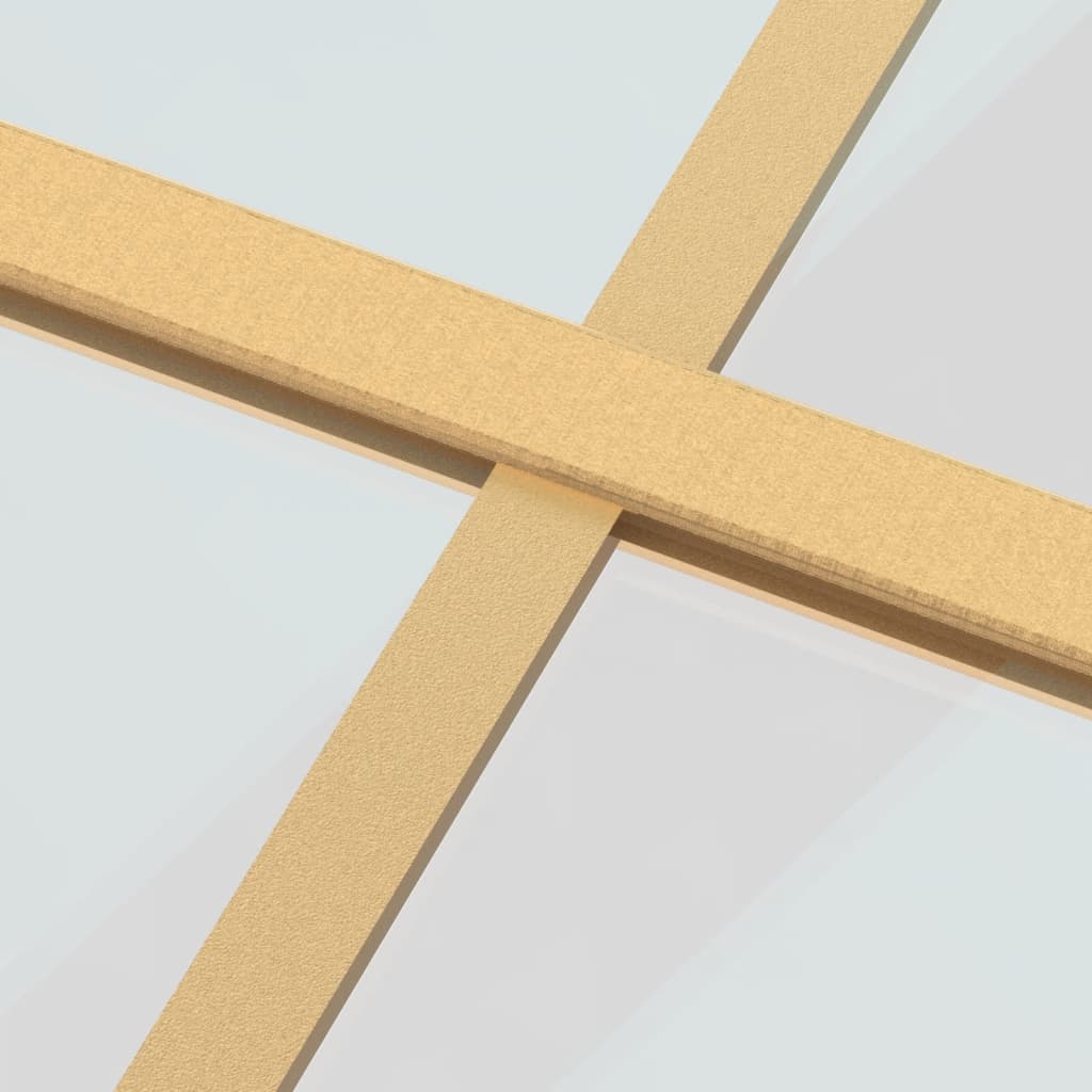 Schuifdeur Helder Esg-Glas En Aluminium Kleurig Goud