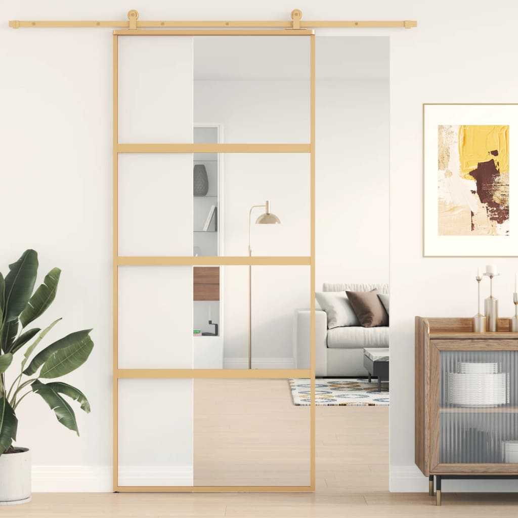 Schuifdeur Aluminium En Esg-Glas