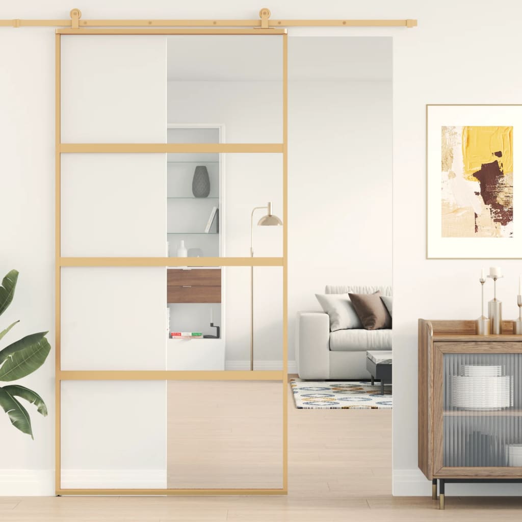 Schuifdeur Aluminium En Esg-Glas