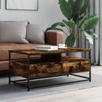 Salontafel Bewerkt Hout