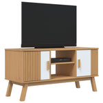 Tv-Meubel Olden 114X43X57 Cm Massief Grenenhout
