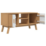 Tv-Meubel Olden 114X43X57 Cm Massief Grenenhout