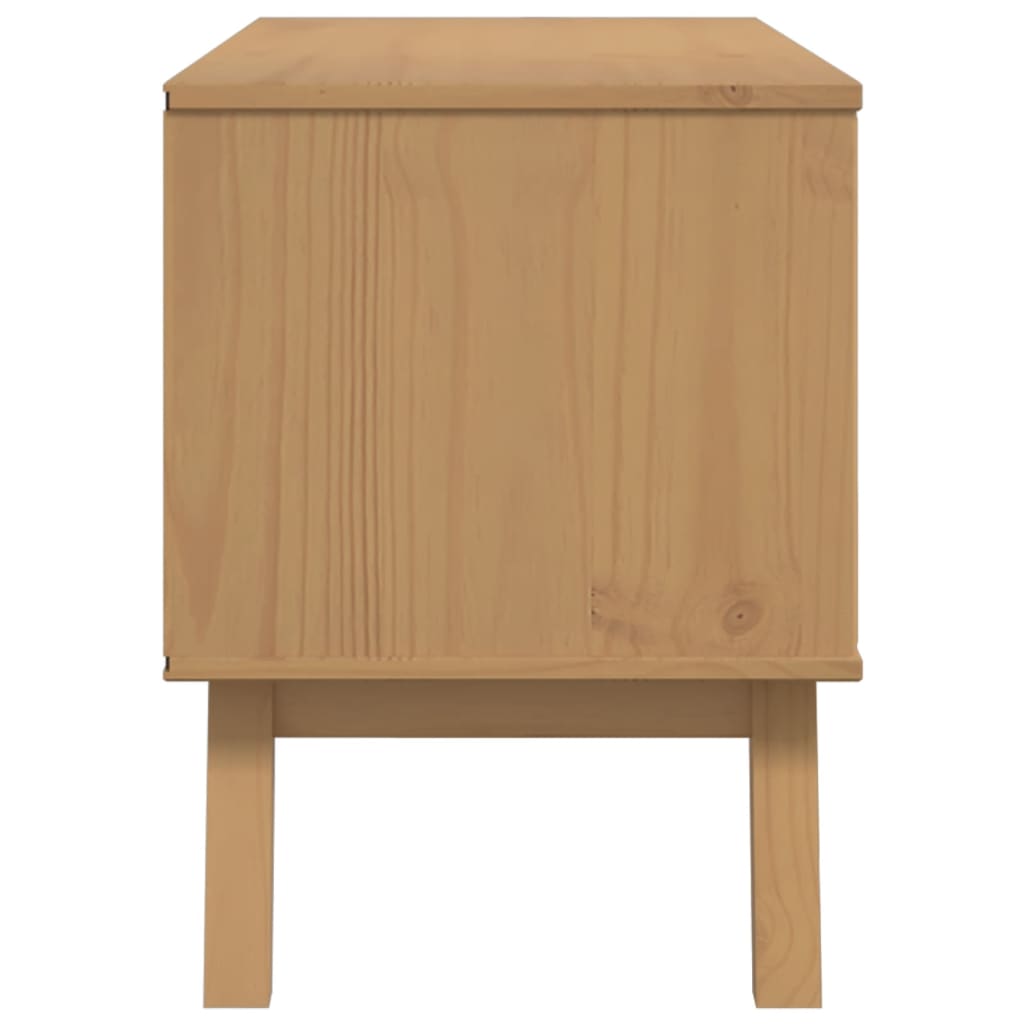 Tv-Meubel Olden 114X43X57 Cm Massief Grenenhout