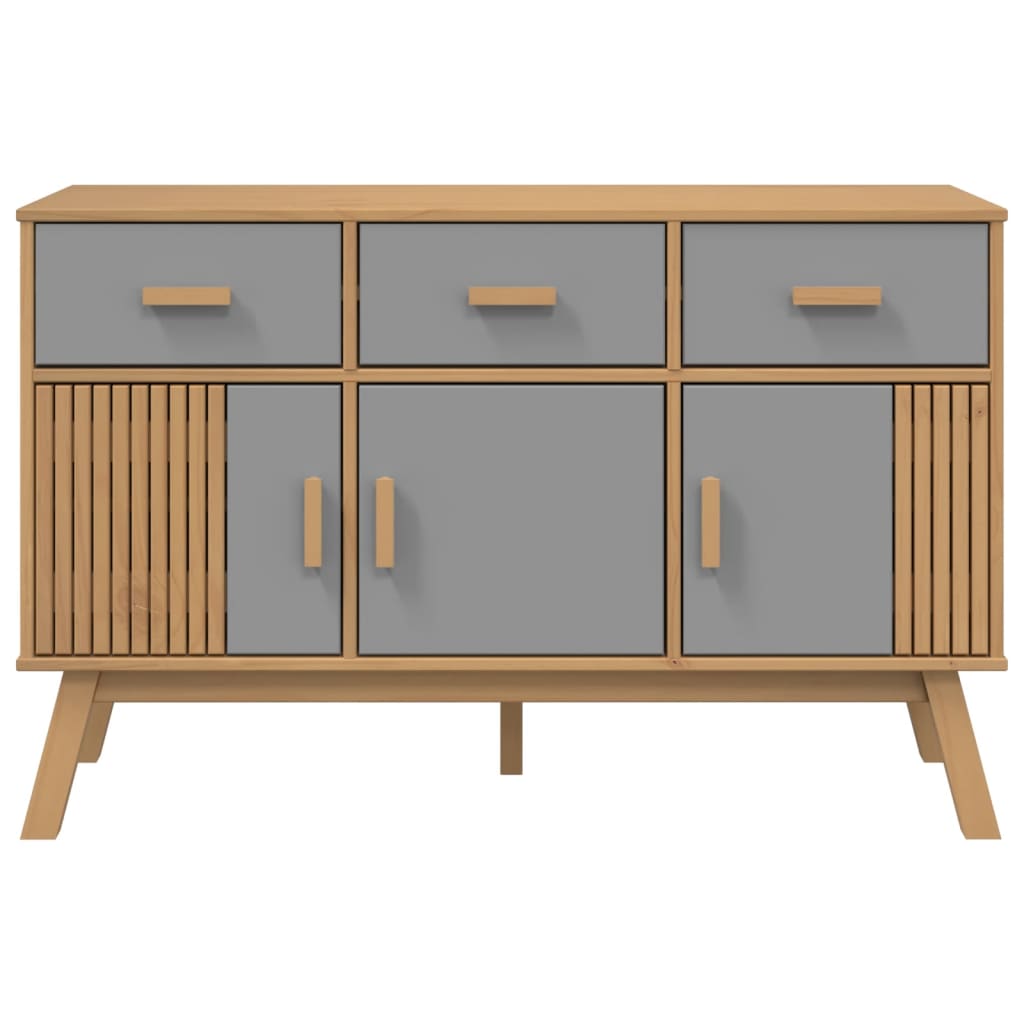 Dressoir Olden 114X43X73,5 Cm Massief Grenenhout