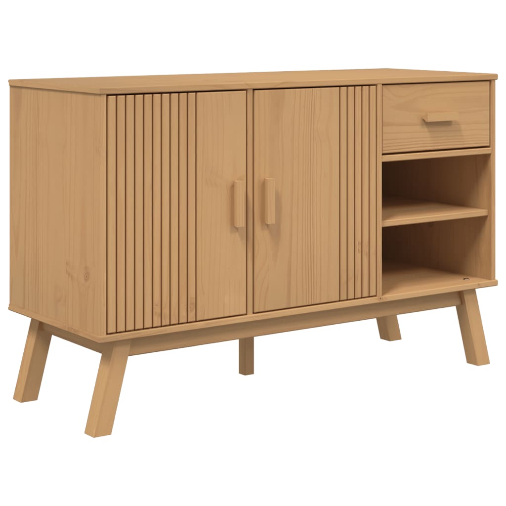 Dressoir Olden 114X43X73,5 Cm Massief Grenenhout