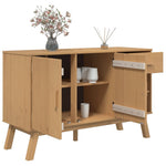 Dressoir Olden 114X43X73,5 Cm Massief Grenenhout