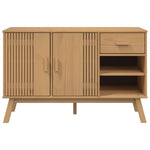 Dressoir Olden 114X43X73,5 Cm Massief Grenenhout