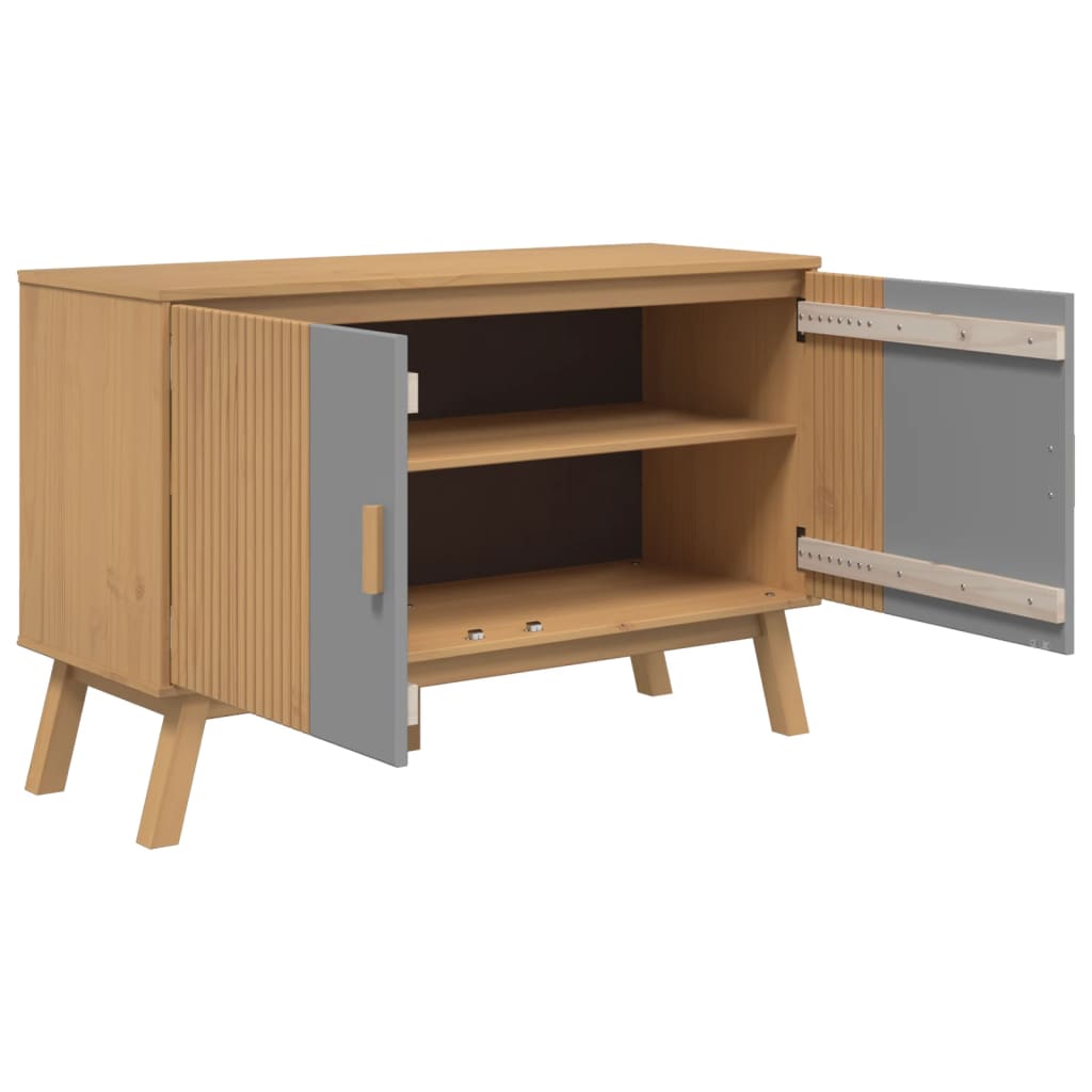 Dressoir Olden 114X43X73,5 Cm Massief Grenenhout
