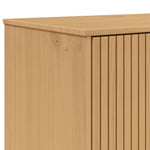 Hoge Kast Olden 85X43X125 Cm Massief Grenenhout