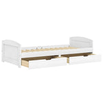 Slaapbank Met 2 Lades Irun 90X200 Cm Massief Grenenhout
