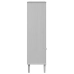 Boekenkast Senja Rattan-Look 90X35X130 Cm Grenenhout