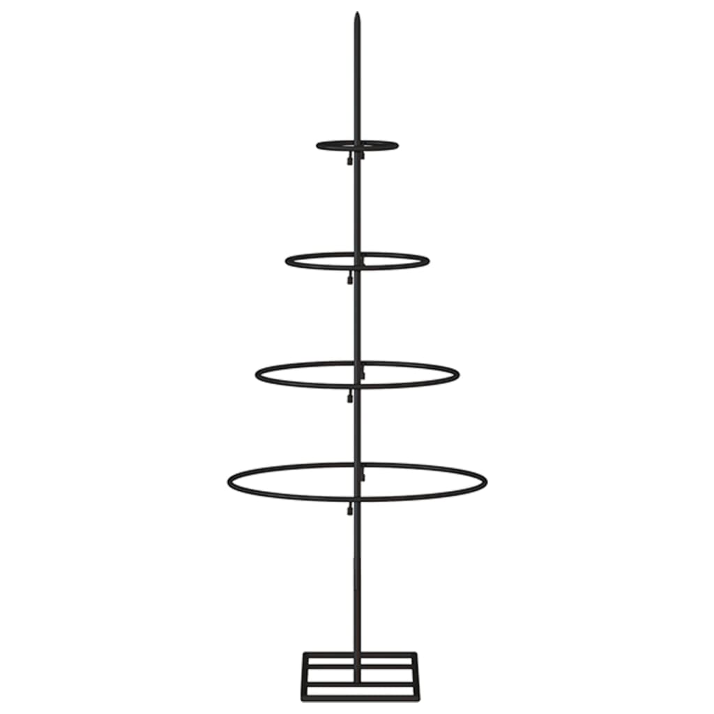 Kerstdecoratie Kerstboom Metaal Zwart