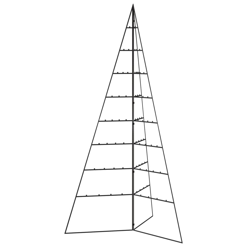 Kerstdecoratie Kerstboom Metaal Zwart