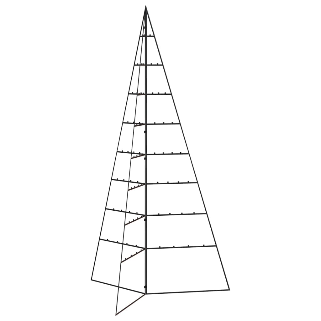 Kerstdecoratie Kerstboom Metaal Zwart