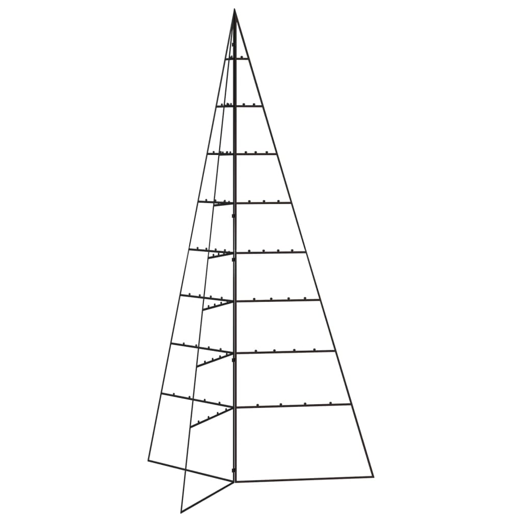 Kerstdecoratie Kerstboom Metaal Zwart