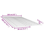 Lattenbodems 2 St Met 34 Latten 80X200 Cm