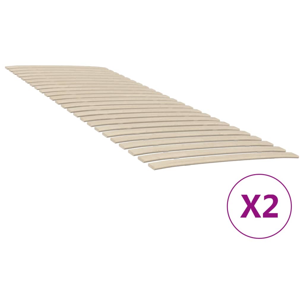 Lattenbodems 2 St Met 48 Latten 80X200 Cm