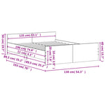 Bedframe Met Hoofd- En Voeteneinde