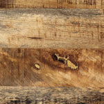 3-Delige Salontafelset Massief Ruw Mangohout En Ijzer Acaciahout (Naturel)