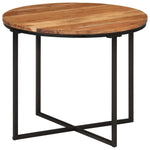 Salontafel Massief Acaciahout En Ijzer