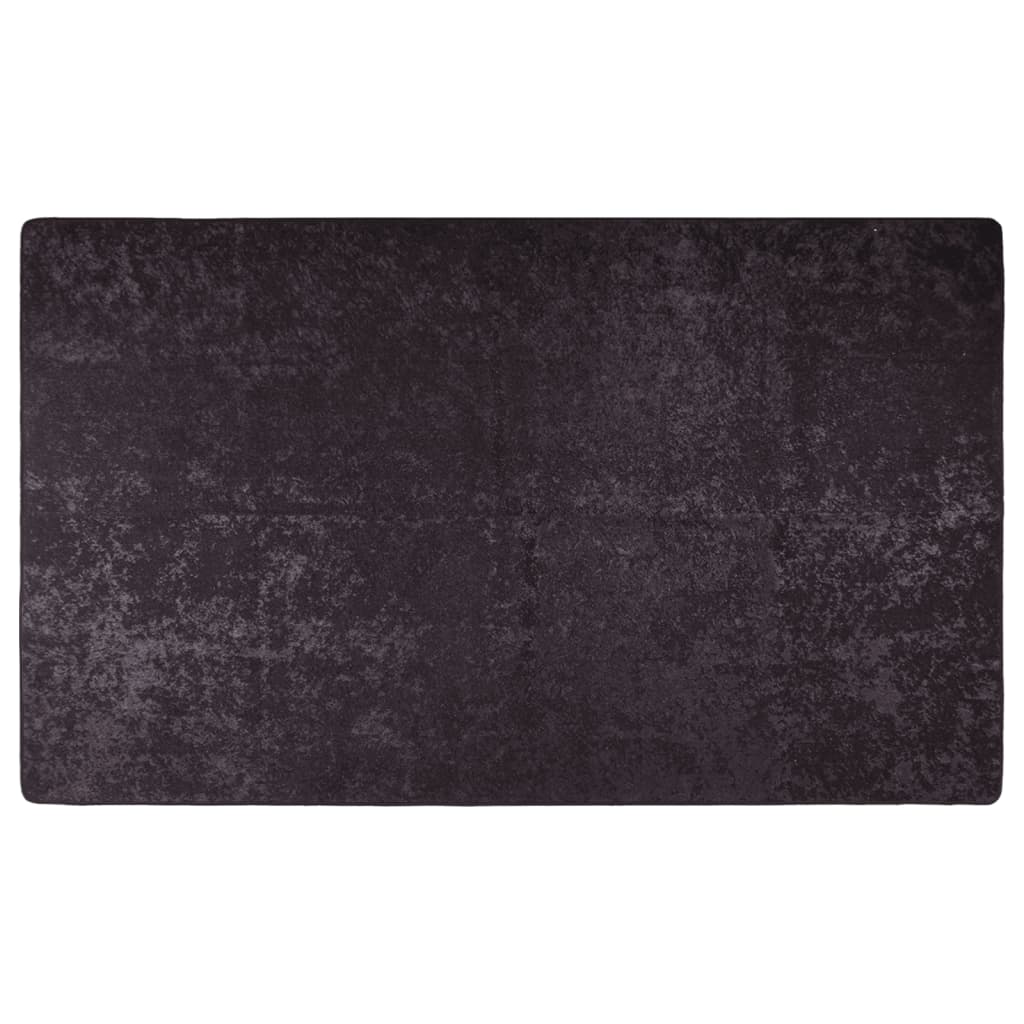 Vloerkleed Wasbaar Anti-Slip Kleurig Antraciet