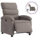 Fauteuil Verstelbaar Elektrisch Stof Taupe