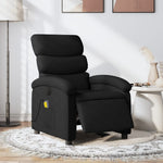 Massagestoel Stof Zwart