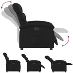 Fauteuil Kunstleer Zwart