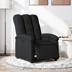 Fauteuil Verstelbaar Elektrisch Stof Zwart