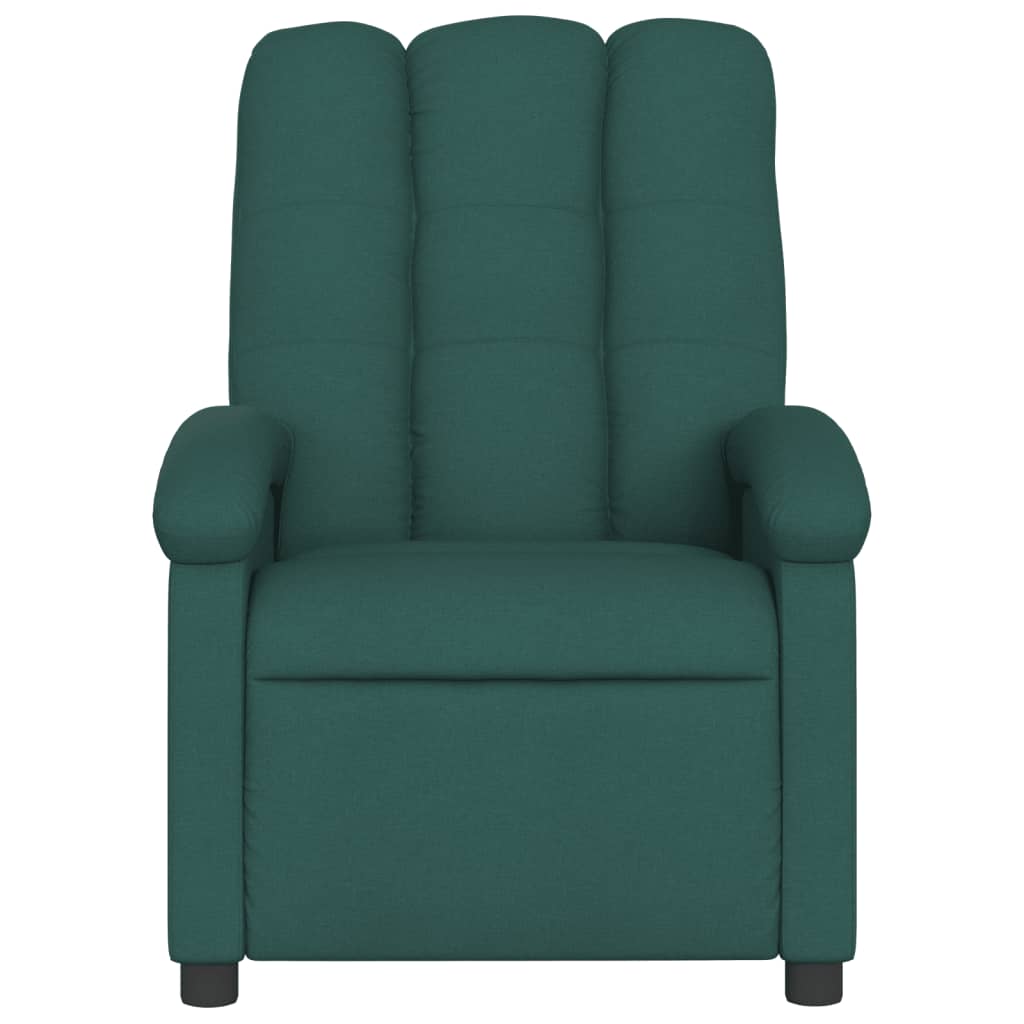 Fauteuil Verstelbaar Elektrisch Stof Donkergroen