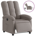 Fauteuil Verstelbaar Elektrisch Stof Taupe