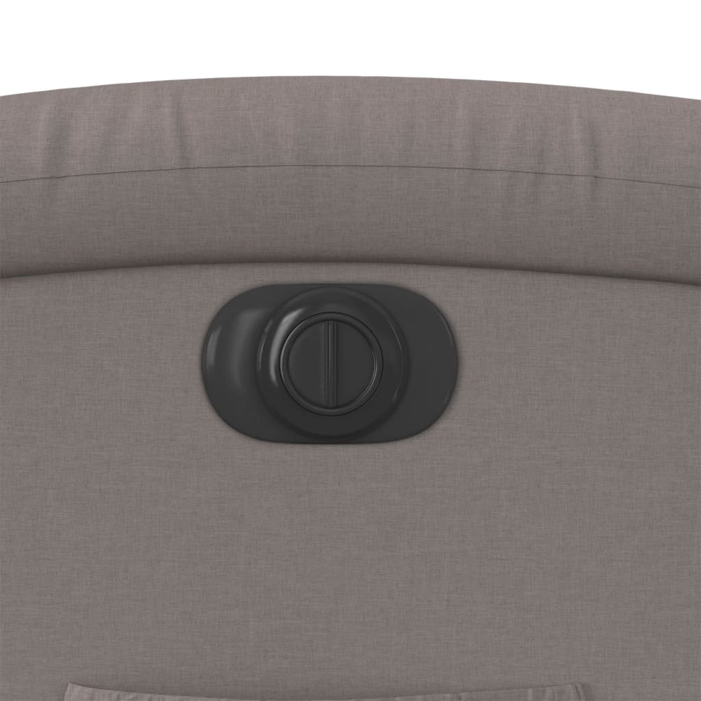 Fauteuil Verstelbaar Elektrisch Stof Taupe