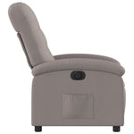 Fauteuil Verstelbaar Elektrisch Stof Taupe