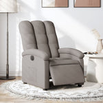 Fauteuil Verstelbaar Elektrisch Stof Taupe