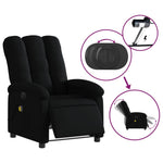Massagestoel Stof Zwart