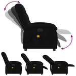 Massagestoel Stof Zwart