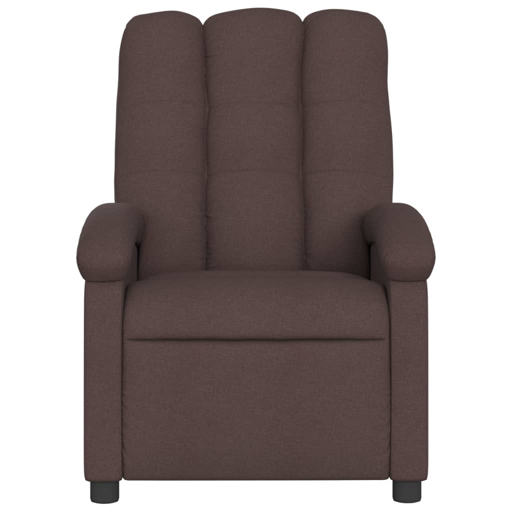 Massagestoel Stof Donkerbruin