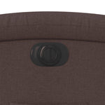 Sta-Op-Stoel Elektrisch Stof Donkerbruin