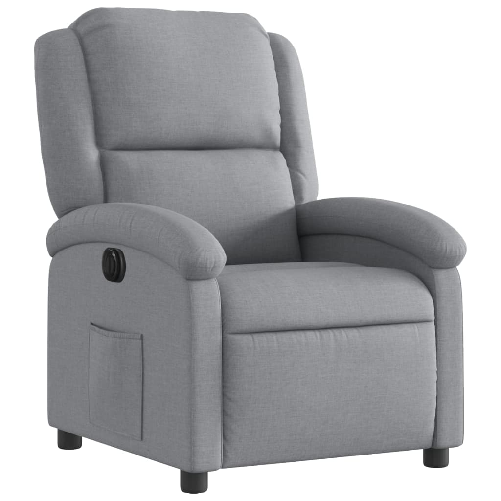 Fauteuil Stof Lichtgrijs