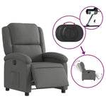 Fauteuil Stof Donkergrijs